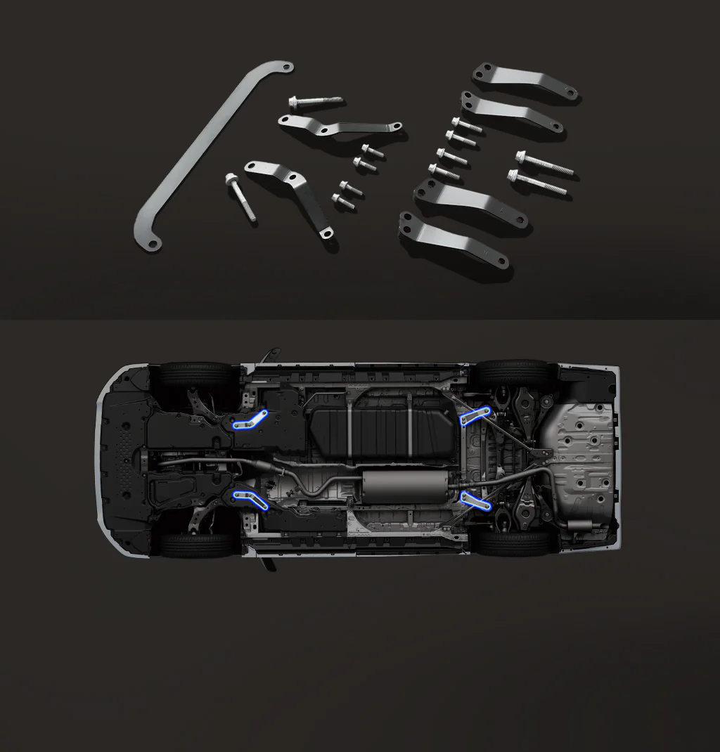 GR 브레이스 세트 KRW 825,000 (VAT 포함, 공임 별도)