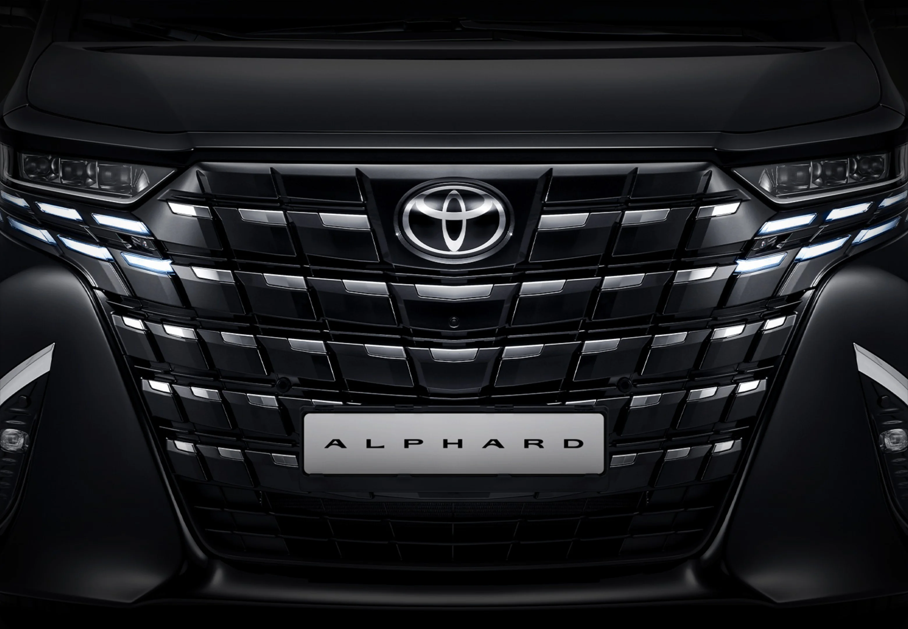 블랙 글로시 메시 그릴