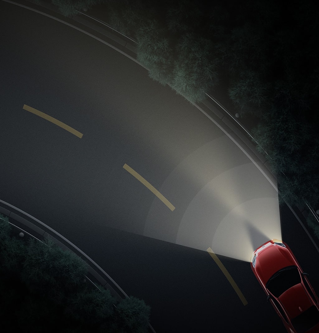 스티어링 연동형 헤드램프