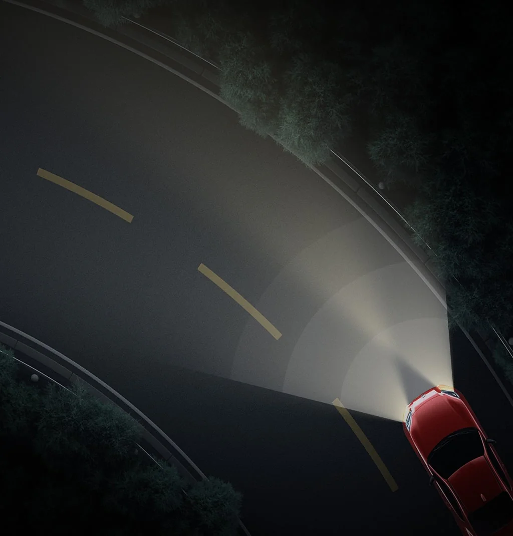 스티어링 연동형 헤드램프